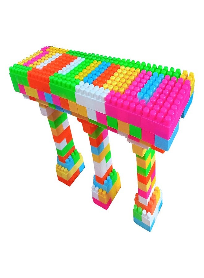 PULSBERY Building Blocks Game Toy - 200Pcs Blocks Creative Tube Locks Construction Set Toy with Wheels Kids Educational Preschool Learning Toys (Building Block Toys) - Image 2